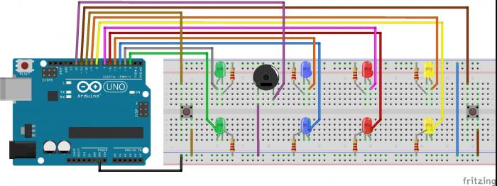Логическая игра Переправа на Arduino